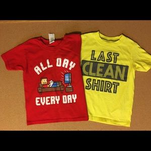 Carter’s Boy’s Size 5 Video Gamer T Shirt Lot